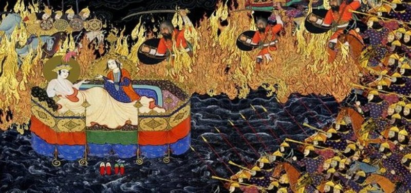 أشهر الأساطير الفارسية.. فارس وطائر وخلق العالم